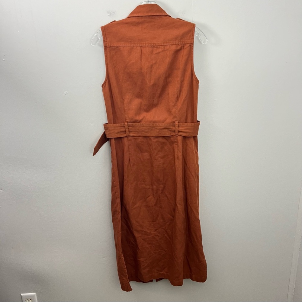 Reissue Linen Cotton Midi Dress Tall - Picture 2 of 8